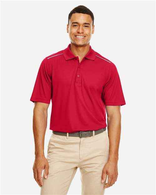 CORE365 88181R - Men's Radiant Performance Piqué Polo with Reflective Piping