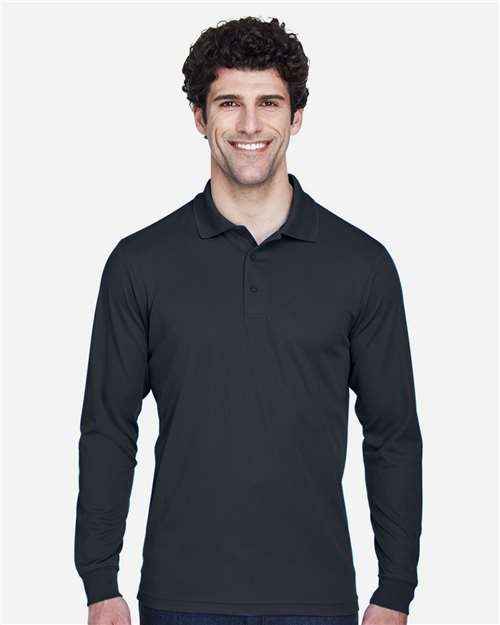 CORE365 88192T - Men's Tall Pinnacle Performance Long Sleeve Piqué Polo