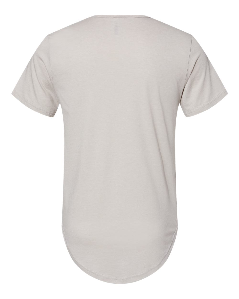 BELLA + CANVAS 3003 — Men's Jersey Curved Hem Tee — Heather Cool Grey (flat)