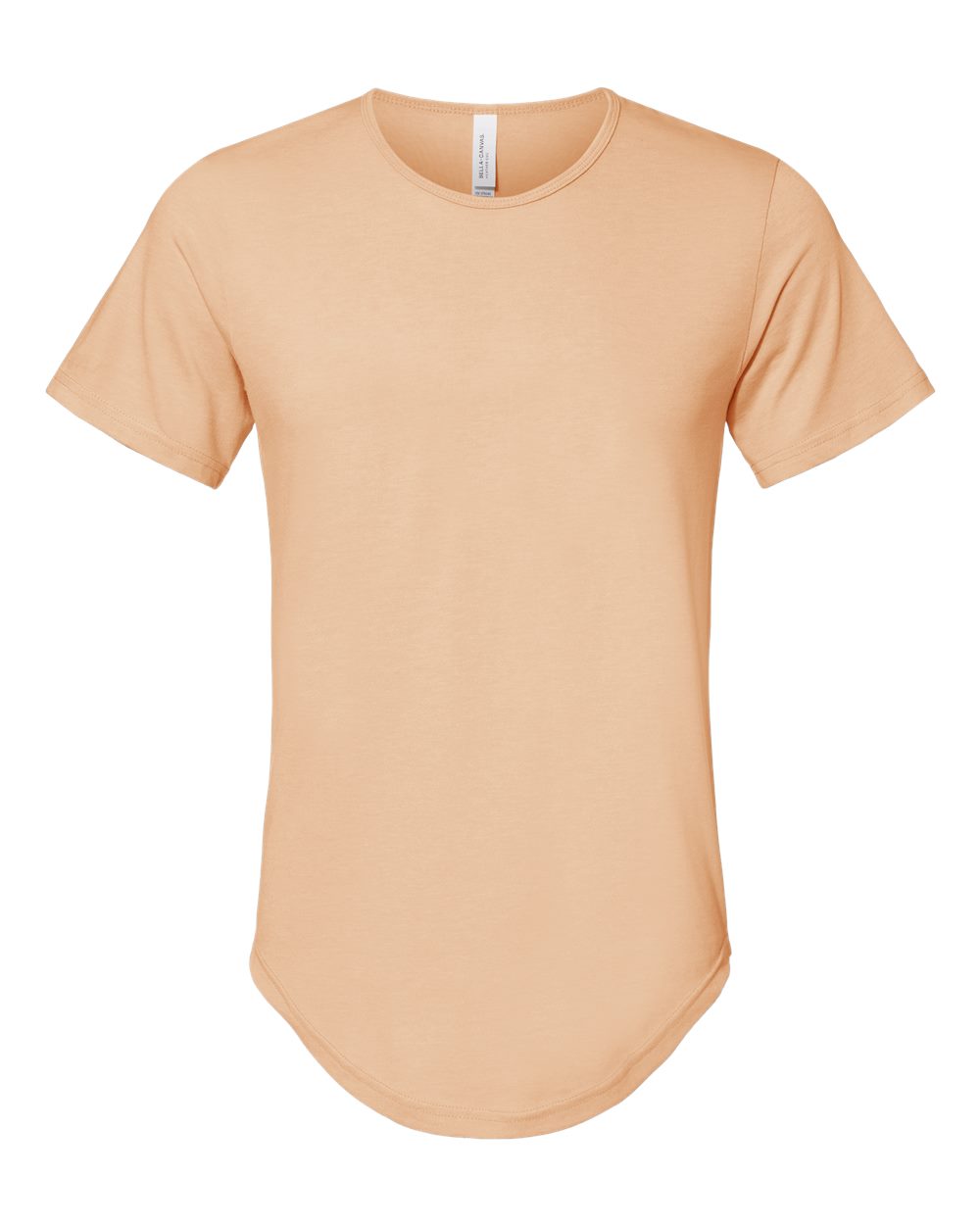 BELLA + CANVAS 3003 — Men's Jersey Curved Hem Tee — Heather Sand Dune