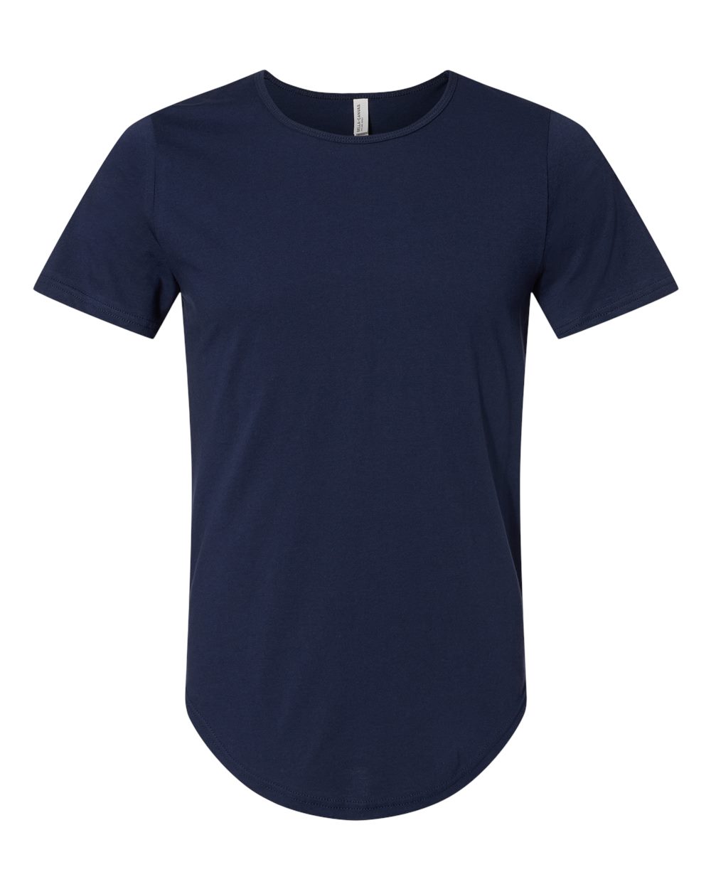 BELLA + CANVAS 3003 — Men's Jersey Curved Hem Tee — Navy