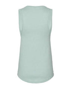 BELLA + CANVAS 6003 - Women's Jersey Muscle Tank - Heather Dusty Blue