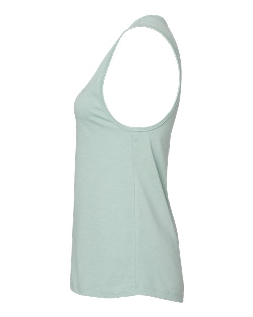 BELLA + CANVAS 6003 - Women's Jersey Muscle Tank - Heather Dusty Blue