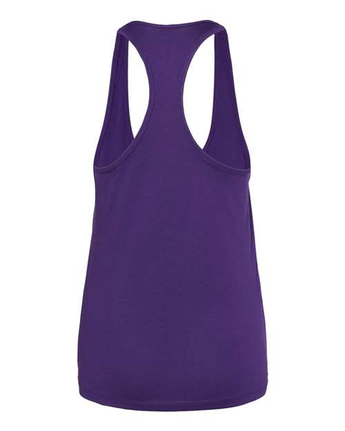 BELLA + CANVAS 6008 - Women's Jersey Racerback Tank - Team Purple