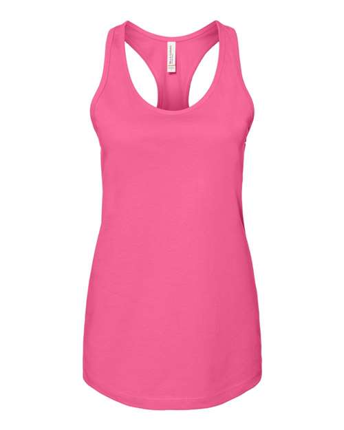 BELLA + CANVAS 6008 - Women's Jersey Racerback Tank - Charity Pink
