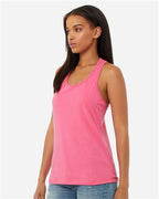 BELLA + CANVAS 6008 - Women's Jersey Racerback Tank - Charity Pink