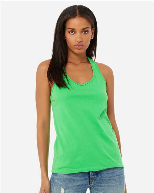 BELLA + CANVAS 6008 - Women's Jersey Racerback Tank - Synthetic Green