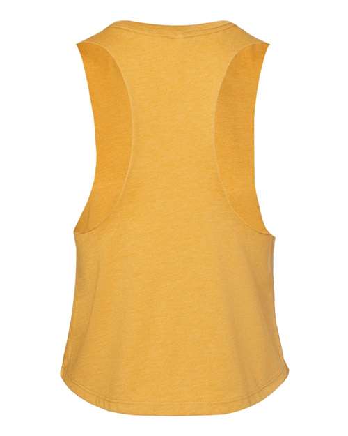 BELLA + CANVAS 6682 - Women's Racerback Crop Tank - Heather Mustard