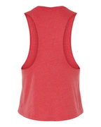 BELLA + CANVAS 6682 - Women's Racerback Crop Tank - Heather Red