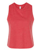 BELLA + CANVAS 6682 - Women's Racerback Crop Tank - Heather Red
