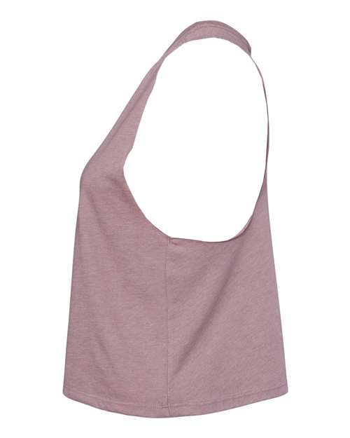 BELLA + CANVAS 6682 - Women's Racerback Crop Tank - Heather Orchid