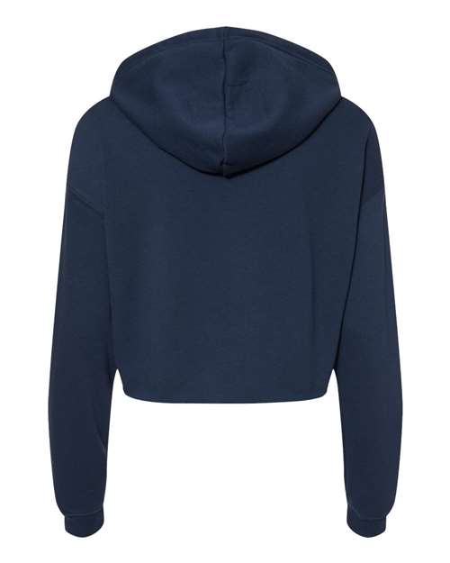 BELLA + CANVAS 7502 - Women's Crop Hoodie Sweatshirt - Navy