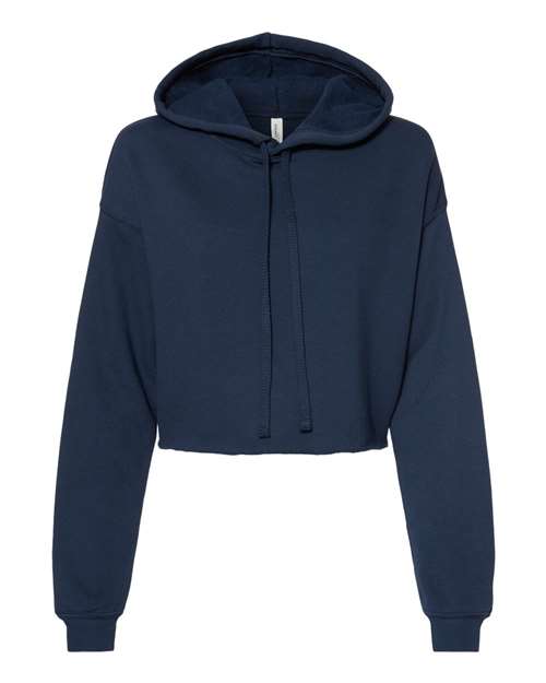 BELLA + CANVAS 7502 - Women's Crop Hoodie Sweatshirt - Navy