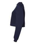 BELLA + CANVAS 7505 - Women's Crop Raglan Crewneck Sweatshirt - Navy