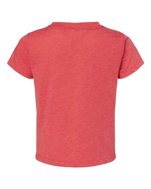 BELLA + CANVAS 3413T - Toddler Triblend Tee - Red Triblend