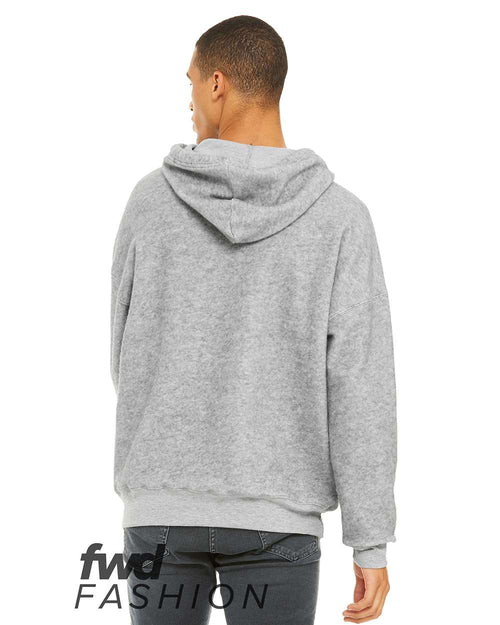 BELLA + CANVAS 3329 — Unisex FWD Fashion Sueded Fleece Hoodie Sweatshirt — Athletic Heather (flat)