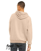 BELLA + CANVAS 3329 — Unisex FWD Fashion Sueded Fleece Hoodie Sweatshirt — Heather Oat (flat)