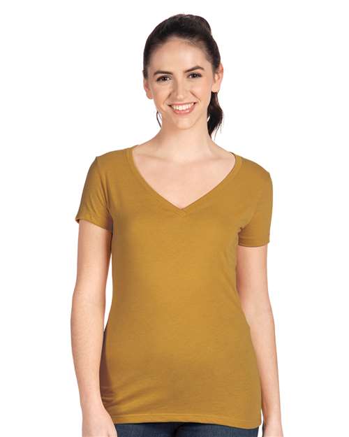 Next Level 1540 - Women's Ideal V-Neck T-Shirt - Antique Gold