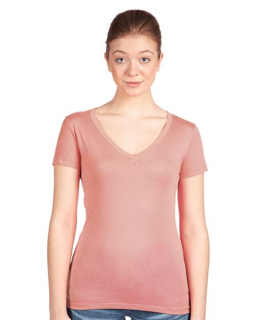 Next Level 1540 - Women's Ideal V-Neck T-Shirt - Desert Pink