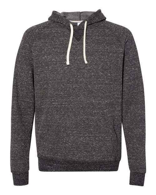 JERZEES 90MR - Unisex Snow Heather French Terry Raglan Hooded Sweatshirt