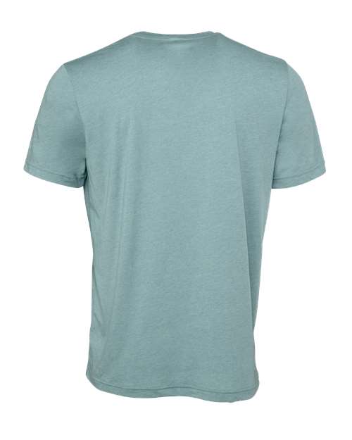 BELLA + CANVAS 3001CVC - CVC Jersey Tee - Heather Blue Lagoon