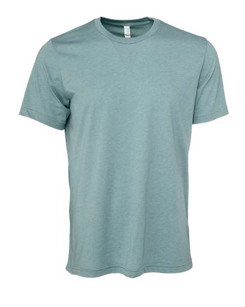 BELLA + CANVAS 3001CVC - CVC Jersey Tee - Heather Blue Lagoon