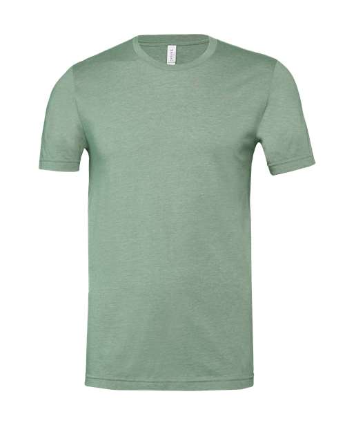 BELLA + CANVAS 3001CVC - CVC Jersey Tee - Heather Sage