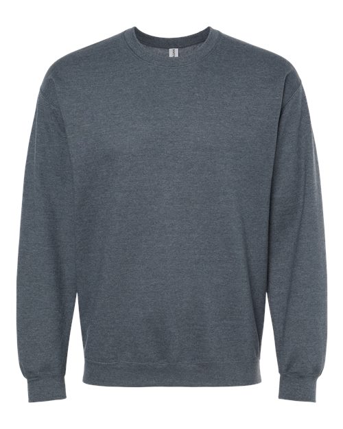 Gildan SF000 - Unisex Softstyle Midweight Crewneck Sweatshirt - Dark Heather