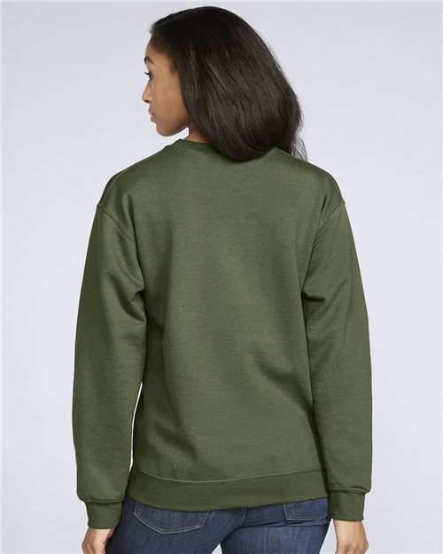 Gildan SF000 - Unisex Softstyle Midweight Crewneck Sweatshirt - Military Green