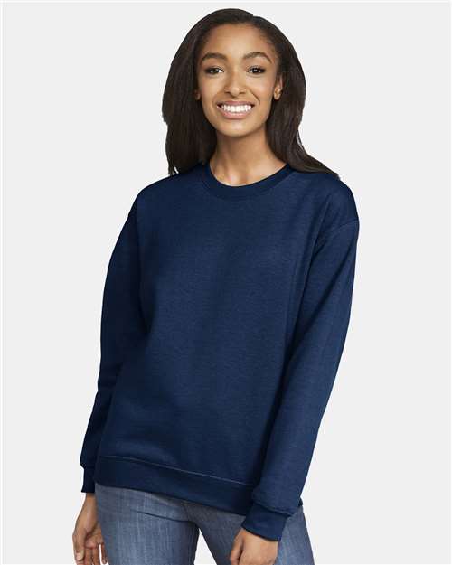 Gildan SF000 - Unisex Softstyle Midweight Crewneck Sweatshirt - Navy