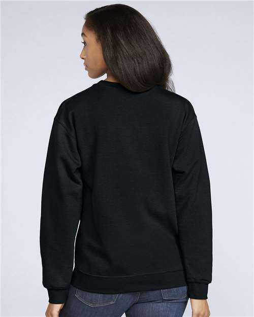 Gildan SF000 - Unisex Softstyle Midweight Crewneck Sweatshirt - Black