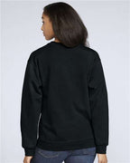 Gildan SF000 - Unisex Softstyle Midweight Crewneck Sweatshirt - Black