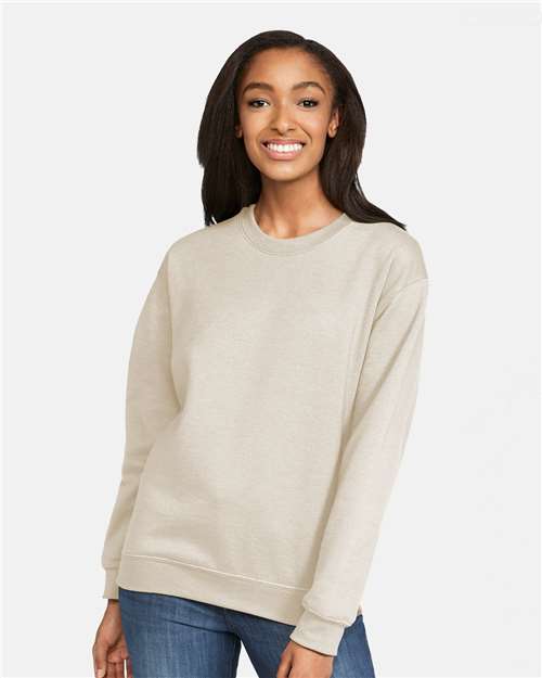 Gildan SF000 - Unisex Softstyle Midweight Crewneck Sweatshirt - Sand