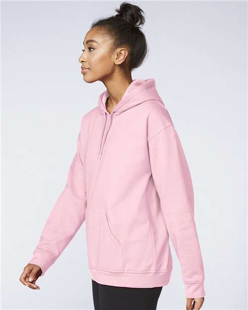 Gildan SF500 - Unisex Softstyle Midweight Hooded Sweatshirt - Light Pink