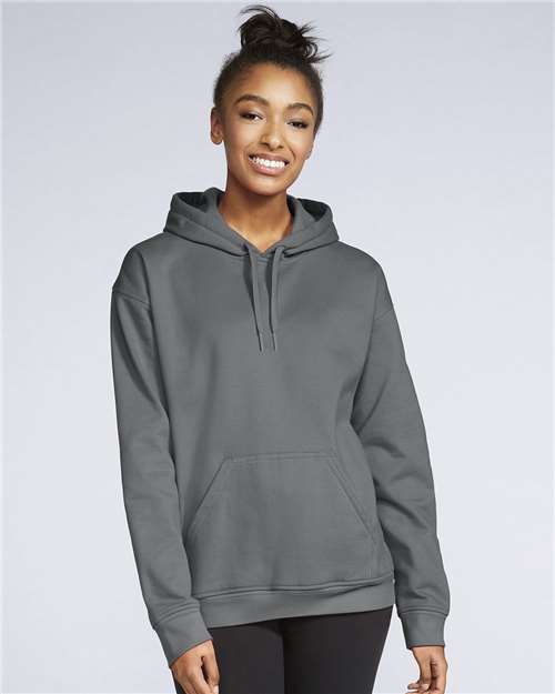 Gildan SF500 - Unisex Softstyle Midweight Hooded Sweatshirt - Charcoal