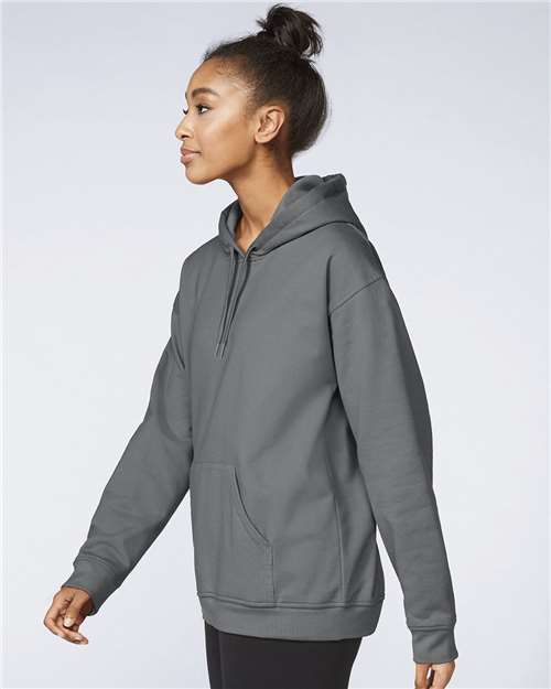 Gildan SF500 - Unisex Softstyle Midweight Hooded Sweatshirt - Charcoal