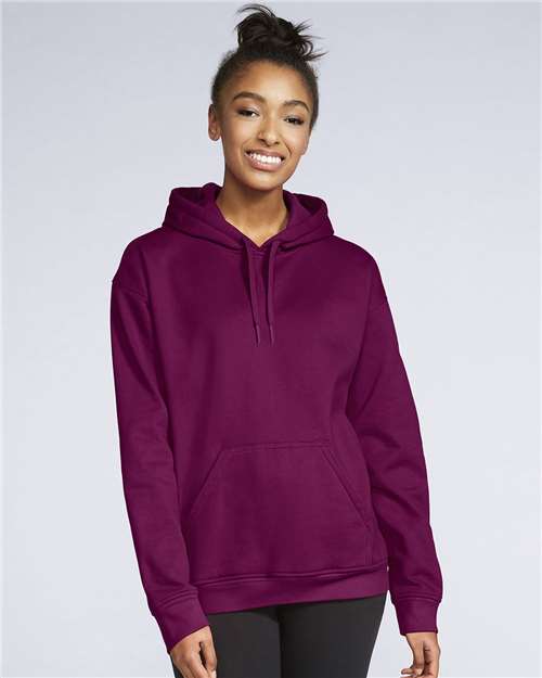 Gildan SF500 - Unisex Softstyle Midweight Hooded Sweatshirt - Maroon