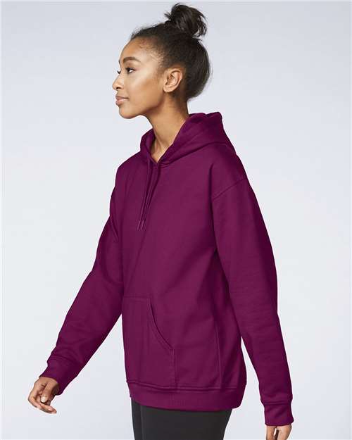 Gildan SF500 - Unisex Softstyle Midweight Hooded Sweatshirt - Maroon