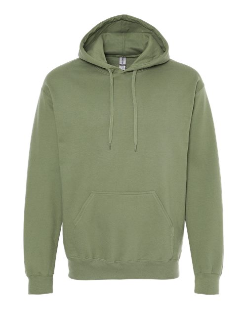Gildan SF500 - Unisex Softstyle Midweight Hooded Sweatshirt - Military Green