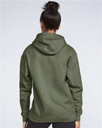 Gildan SF500 - Unisex Softstyle Midweight Hooded Sweatshirt - Military Green