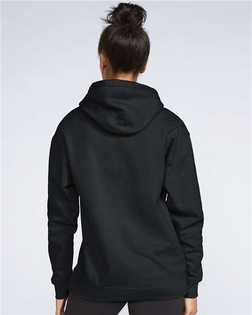 Gildan SF500 - Unisex Softstyle Midweight Hooded Sweatshirt - Black