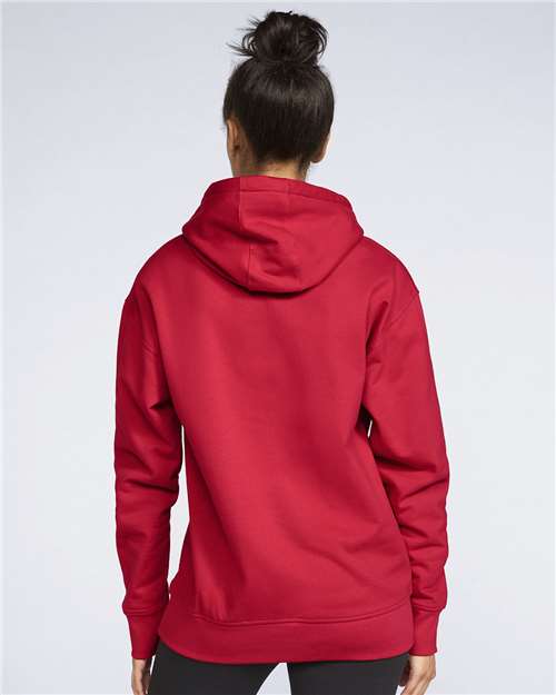 Gildan SF500 - Unisex Softstyle Midweight Hooded Sweatshirt - Red