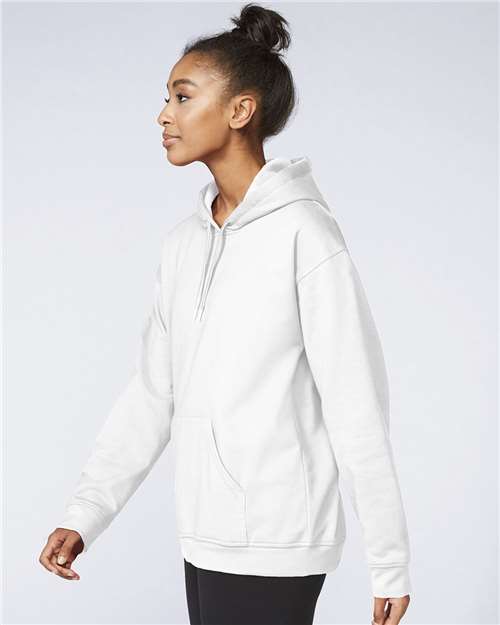Gildan SF500 - Unisex Softstyle Midweight Hooded Sweatshirt - White