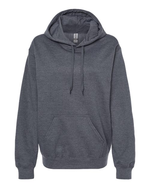 Gildan SF500 - Unisex Softstyle Midweight Hooded Sweatshirt - Dark Heather