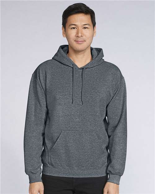 Gildan SF500 - Unisex Softstyle Midweight Hooded Sweatshirt - Dark Heather