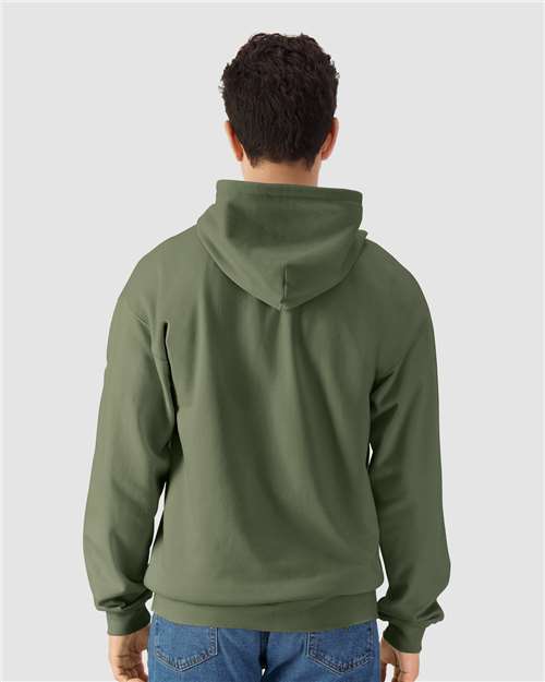 Gildan SF600 - Unisex Softstyle Full-Zip Hooded Sweatshirt - Military Green