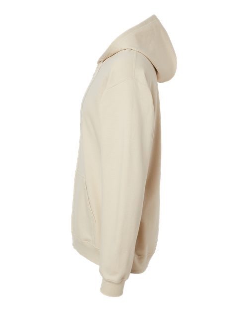 Gildan SF600 - Unisex Softstyle Full-Zip Hooded Sweatshirt - Sand
