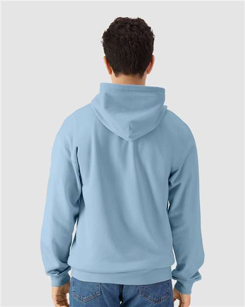 Gildan SF600 - Unisex Softstyle Full-Zip Hooded Sweatshirt - Stone Blue