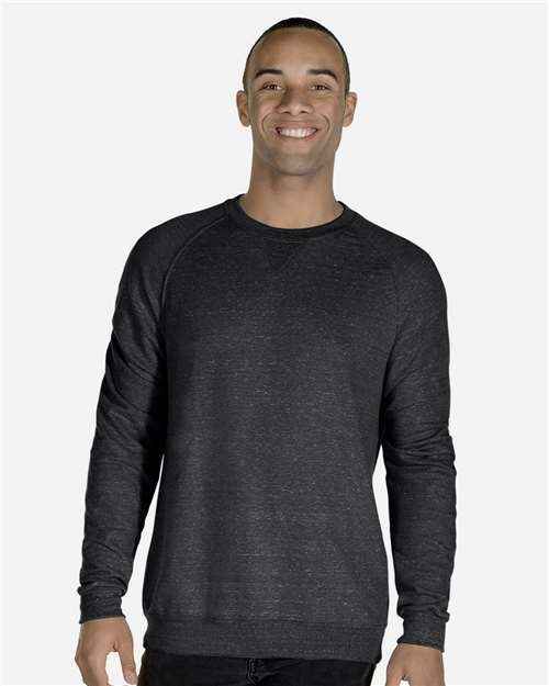 JERZEES 91MR - Unisex Snow Heather French Terry Crewneck Sweatshirt
