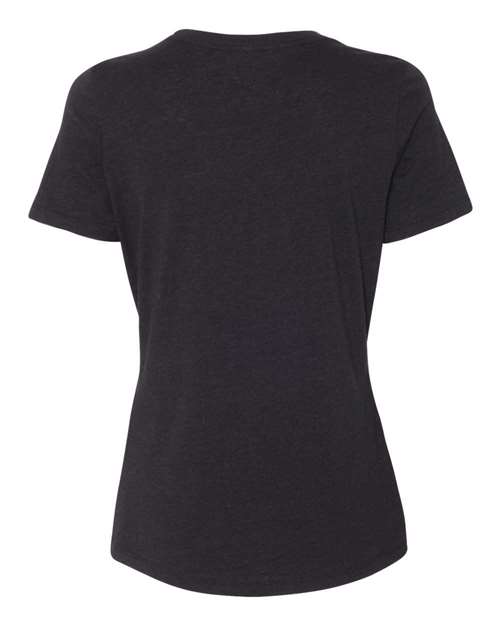BELLA + CANVAS 6400CVC - Womens Relaxed Fit Heather CVC Tee - Black Heather